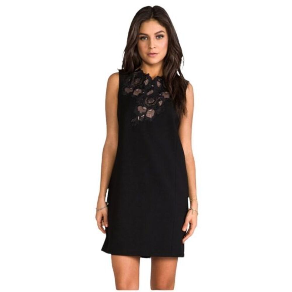 BCBGMaxazria Black Valentine Lace Dress